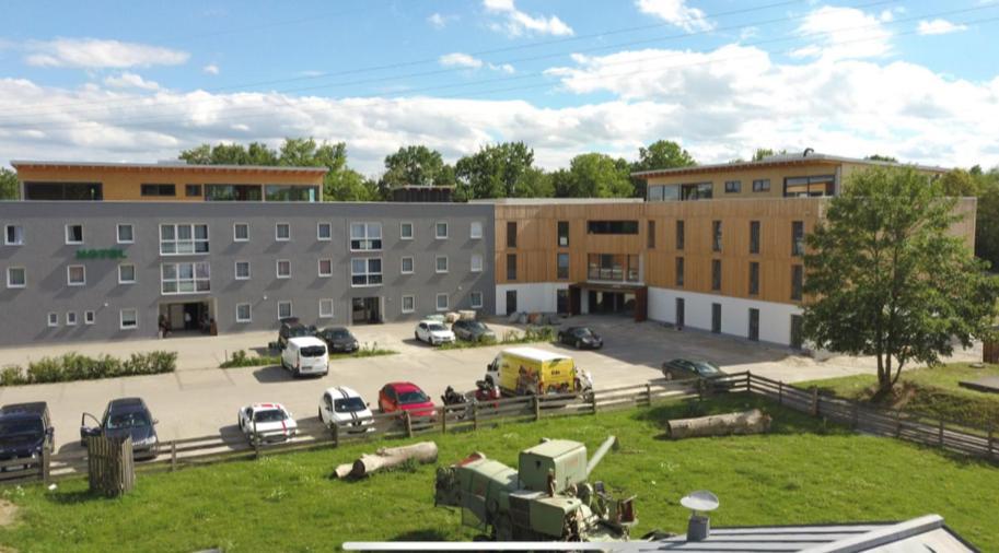 Hotel Am Interpark Großmehring Exterior foto